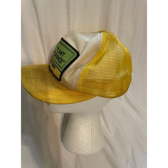 Vintage Ortho Plant Insurance Snapback Mesh Trucker Hat By Swingster - Picture 3 of 9